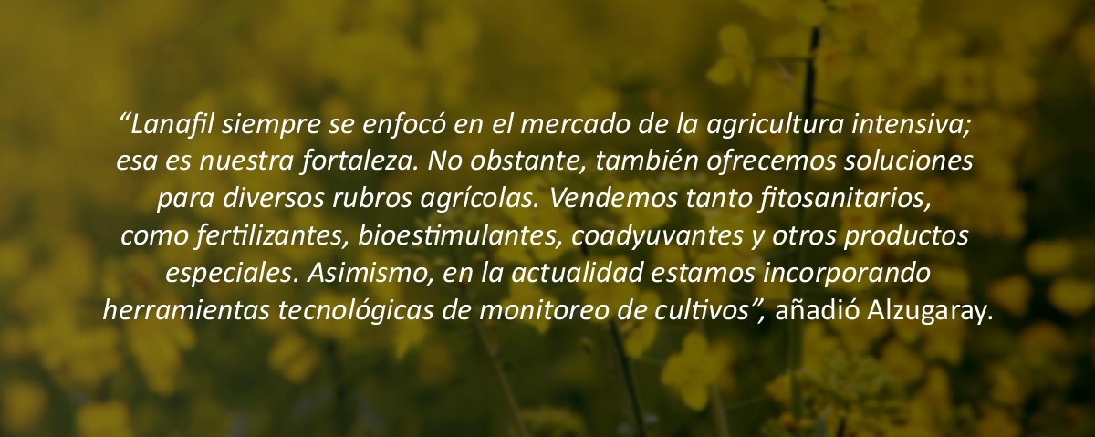 Lanafil impulsa el desarrollo tecnológico y la  innovación en el sector de productos fitosanitarios